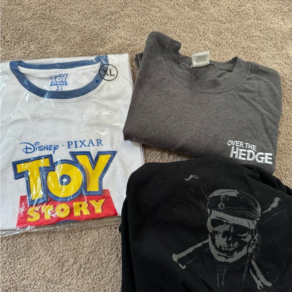 Toy Story T-Shirt with Blue Trim